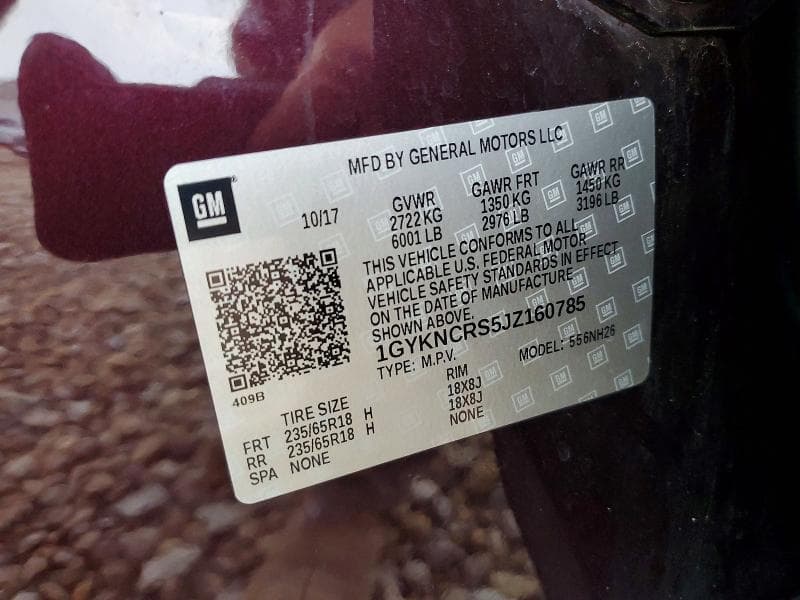 2018 CADILLAC XT5 LUXURY 13