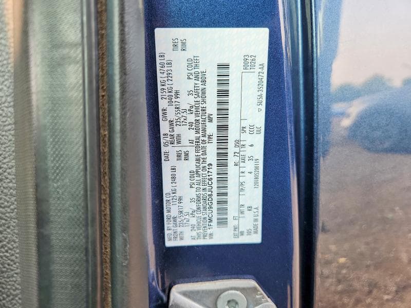 2018 FORD ESCAPE SE 13