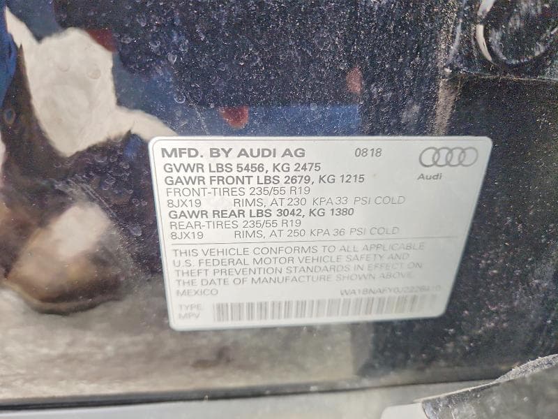 2018 AUDI Q5 PREMIUM PLUS 12