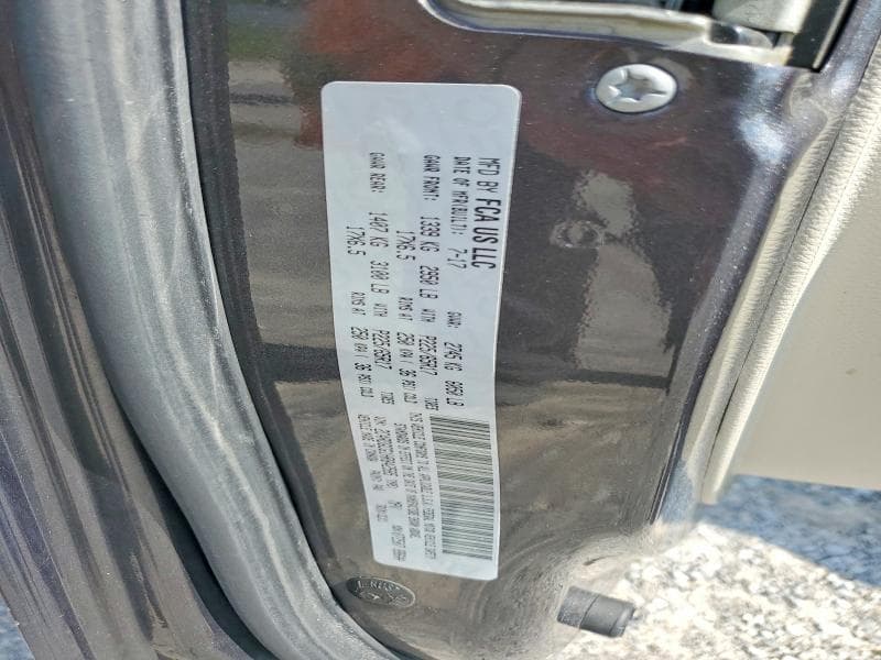 2017 DODGE GRAND CARAVAN SXT 13