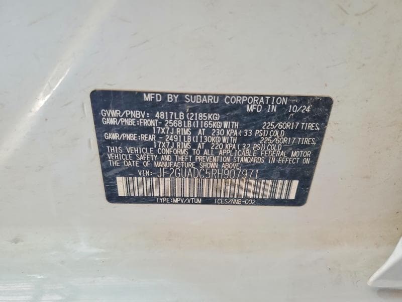 2024 SUBARU CROSSTREK PREMIUM 14