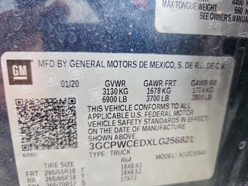 2020 CHEVROLET SILVERADO C1500 LT 11