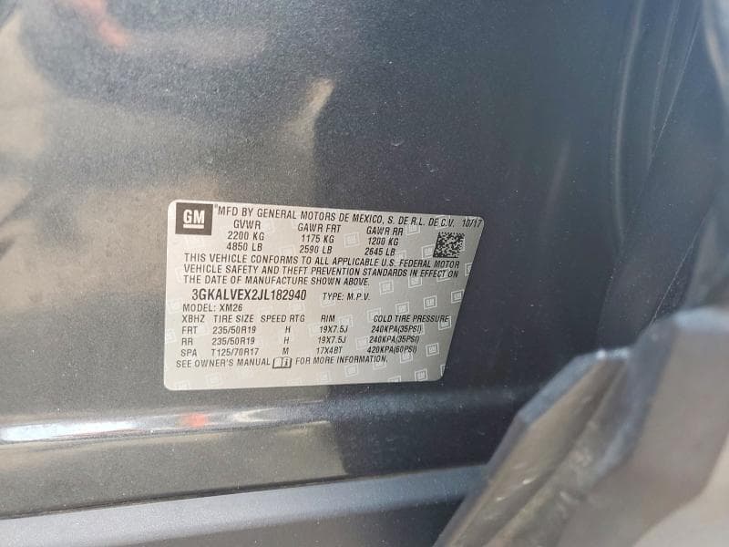 2018 GMC TERRAIN SLT 13