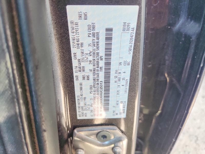 2017 FORD ESCAPE SE 13