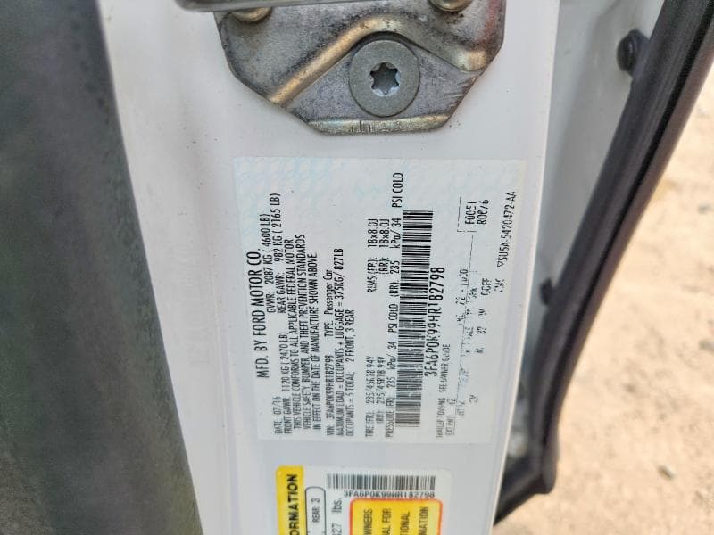 2017 FORD FUSION TITANIUM 12