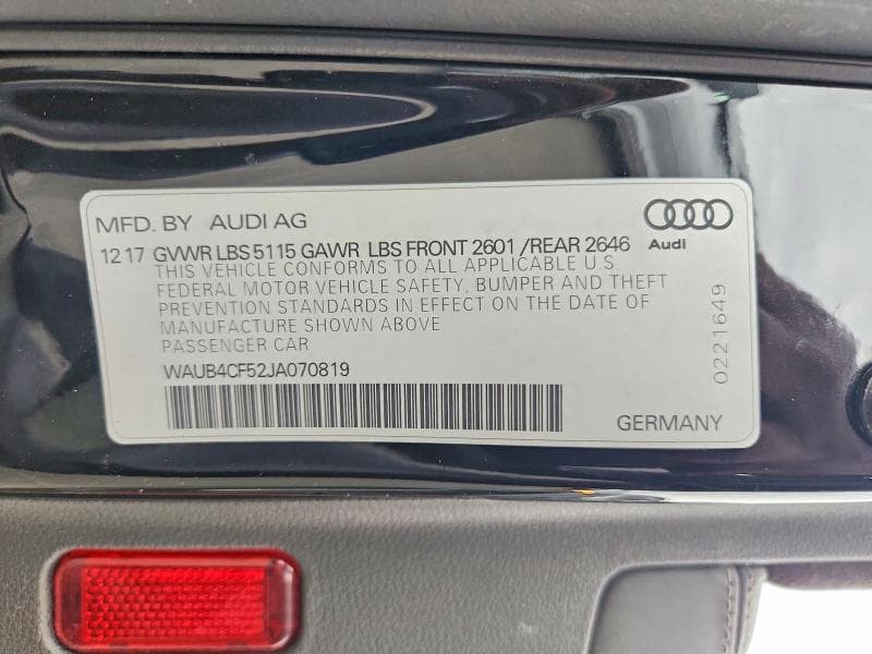 2018 AUDI S5 PREMIUM PLUS 12