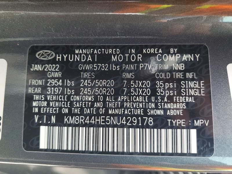 2022 HYUNDAI PALISADE SEL 13