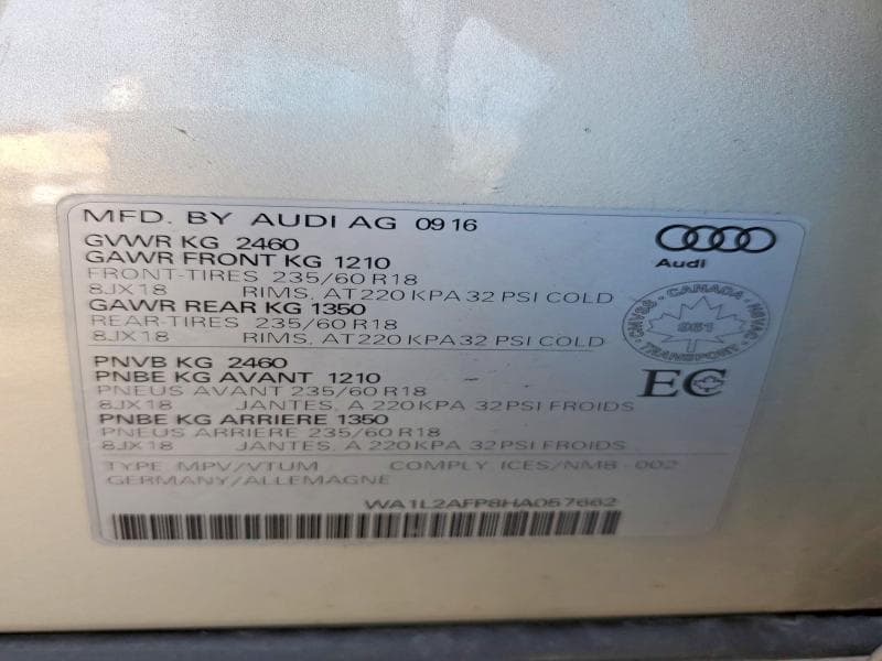 2017 AUDI Q5 PREMIUM PLUS 13