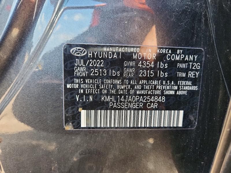 2023 HYUNDAI SONATA SEL 12