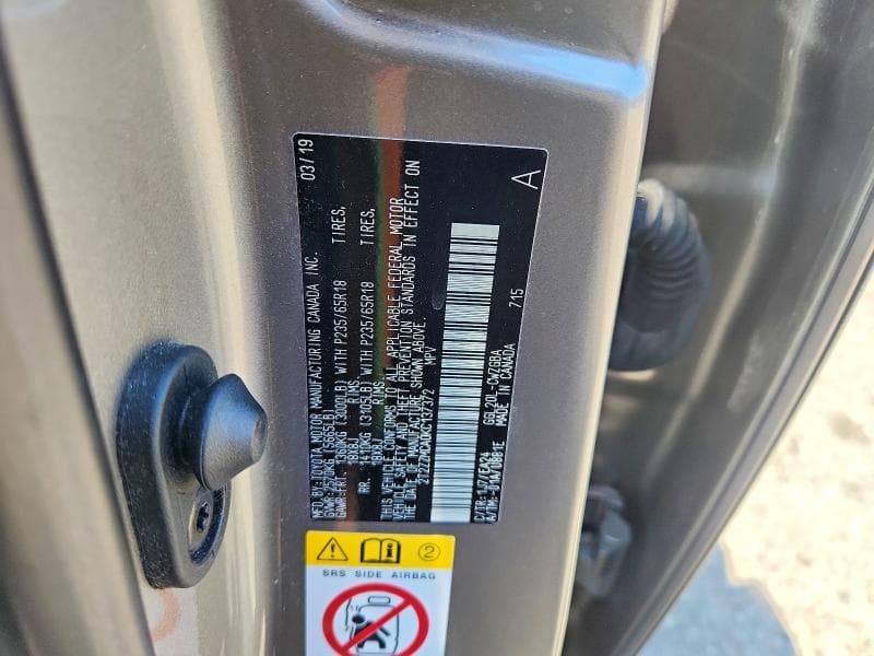 2019 LEXUS RX 350 BASE 13