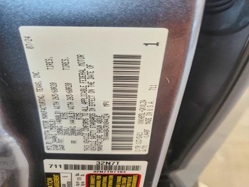 2024 TOYOTA SEQUOIA LIMITED 14