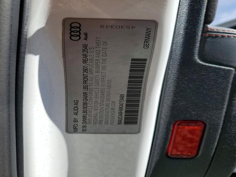2019 AUDI S4 PRESTIGE 12