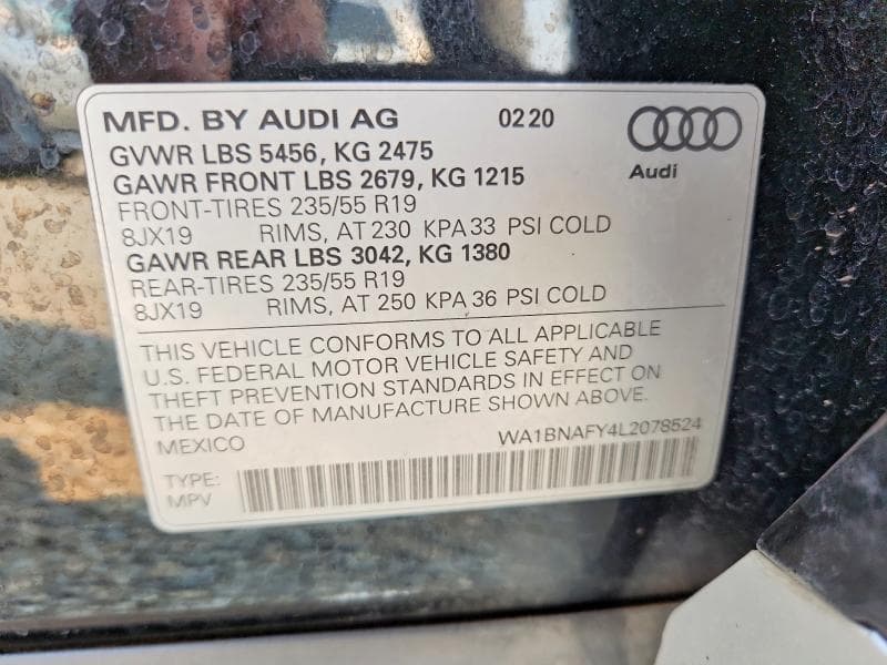 2020 AUDI Q5 PREMIUM PLUS 13