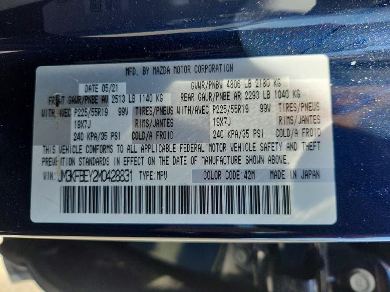 2021 MAZDA CX-5 SIGNATURE 13