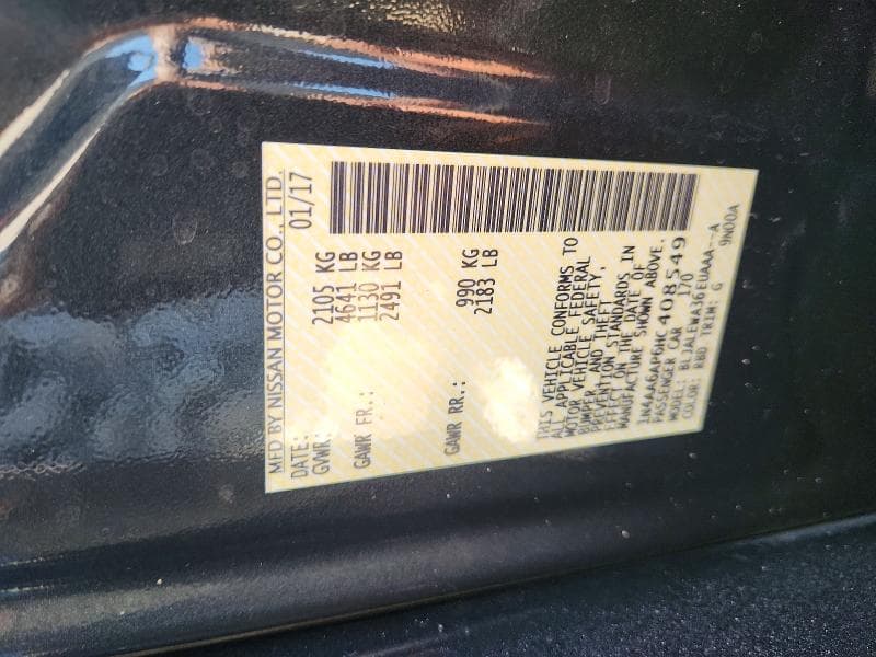 2017 NISSAN MAXIMA 3.5 SL 13