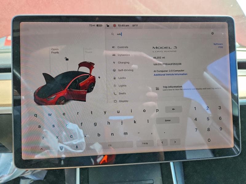 2018 TESLA MODEL 3 9