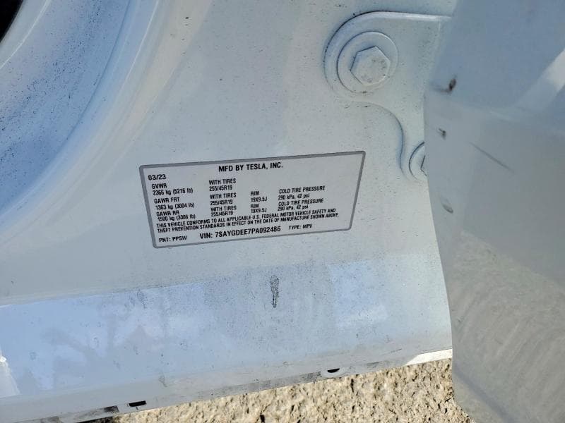 2023 TESLA MODEL Y 12