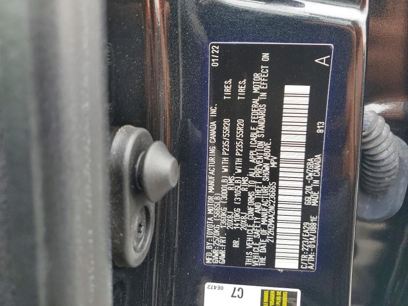2022 LEXUS RX 350 13