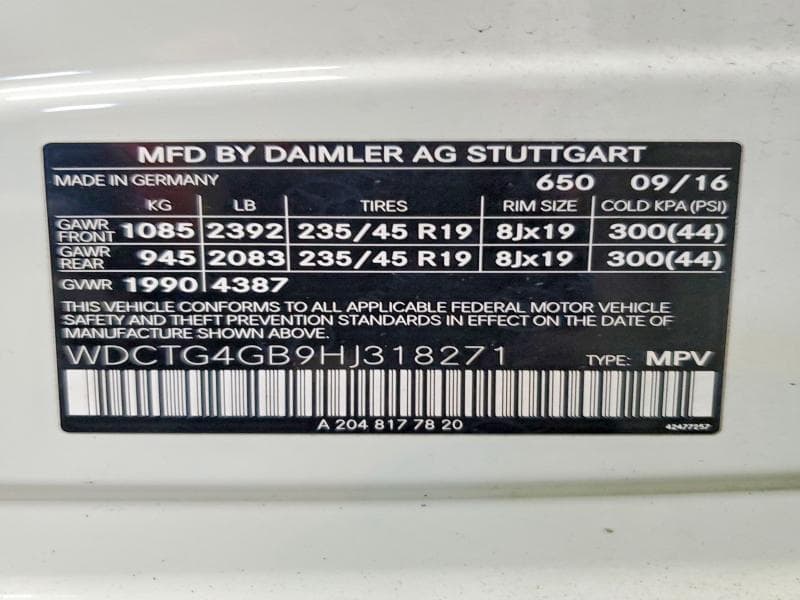 2017 MERCEDES-BENZ GLA 250 4MATIC 13