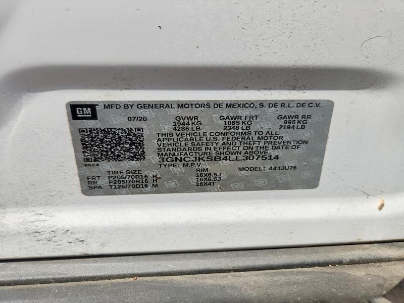 2020 CHEVROLET TRAX LS 12