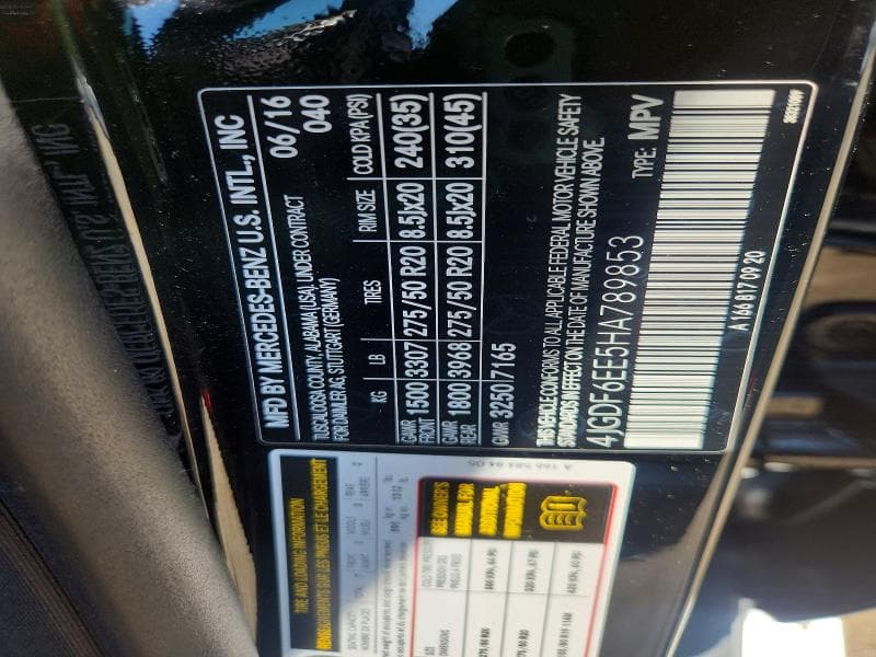 2017 MERCEDES-BENZ GLS 450 4MATIC 13
