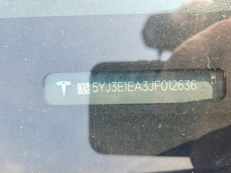 2018 TESLA MODEL 3 12