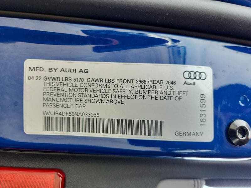 2022 AUDI S5 PRESTIGE 12
