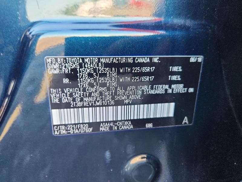 2018 TOYOTA RAV4 LE 13