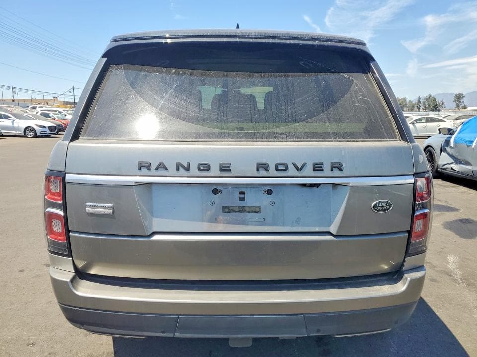 2018 LAND ROVER RANGE ROVER SUPERCHARGED 6
