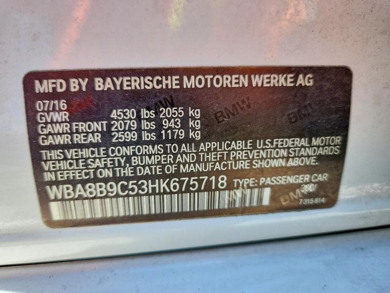 2017 BMW 330 I 12