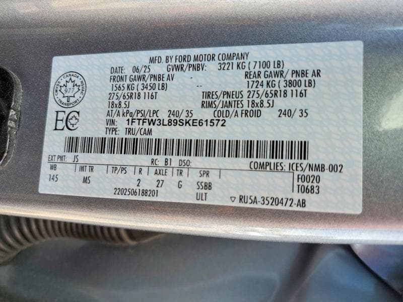 2025 FORD F150 XLT 12