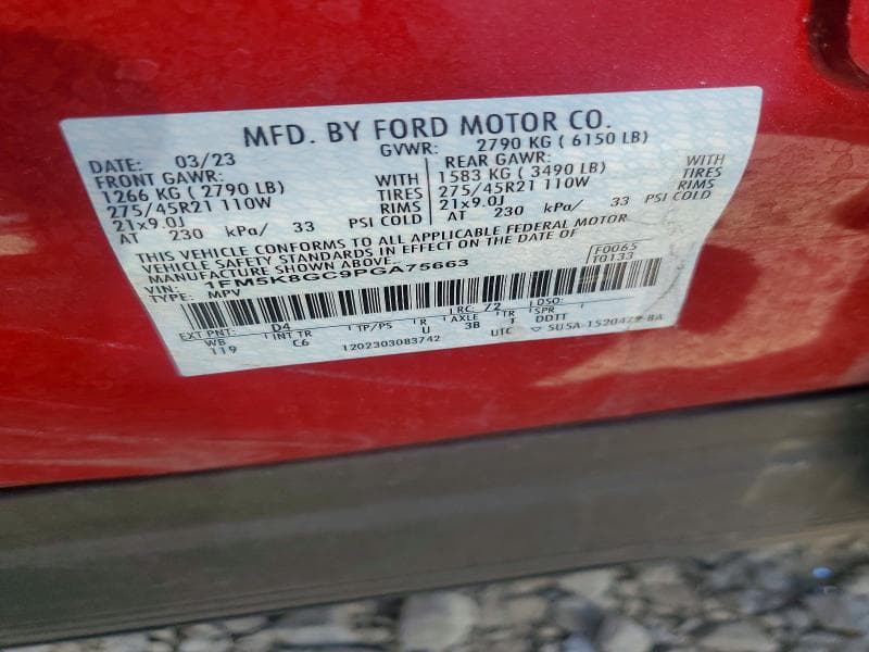 2023 FORD EXPLORER ST 13