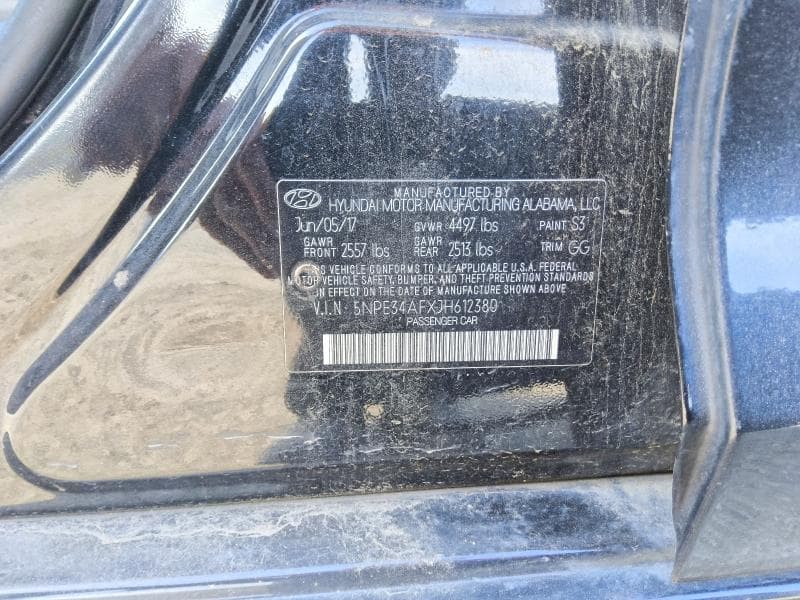 2018 HYUNDAI SONATA SEL 12