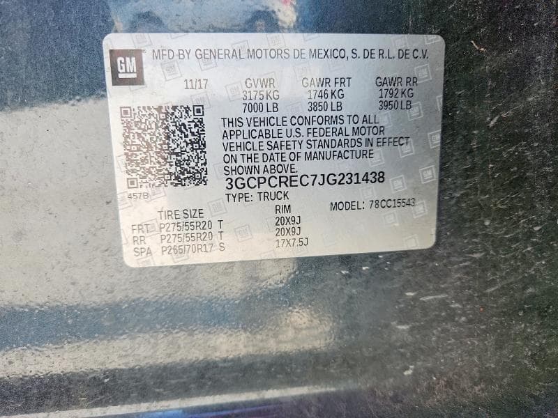 2018 CHEVROLET SILVERADO C1500 LT 12