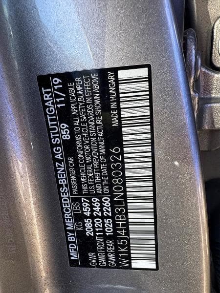 2020 MERCEDES-BENZ CLA 250 4MATIC 12