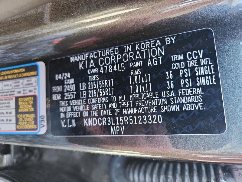 2024 KIA NIRO WIND 12