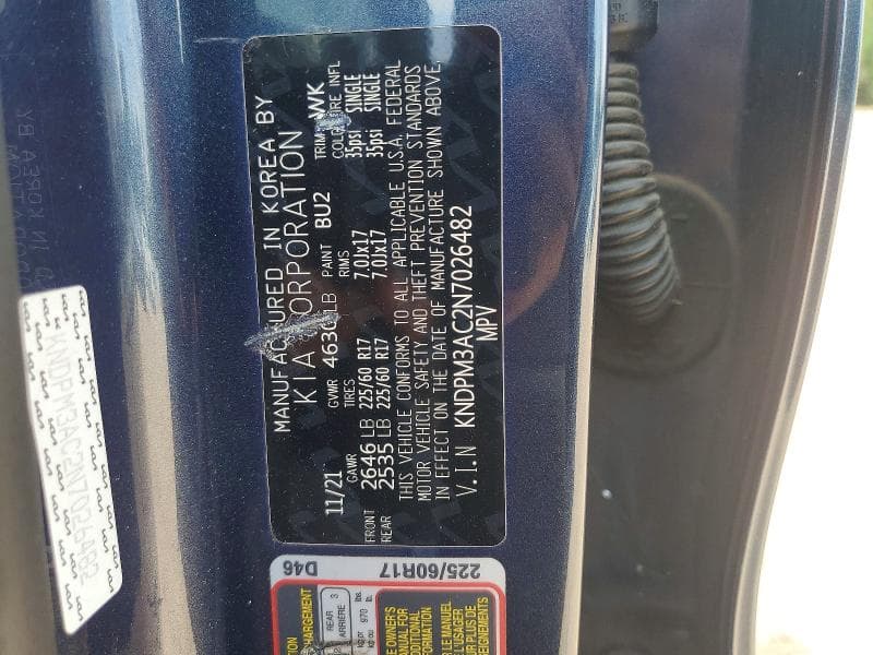 2022 KIA SPORTAGE LX 13