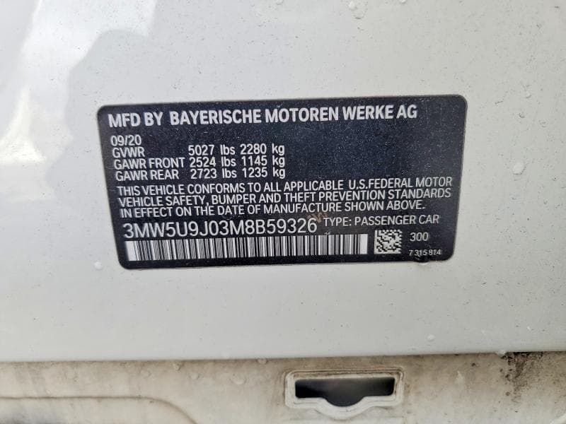 2021 BMW M340XI 13