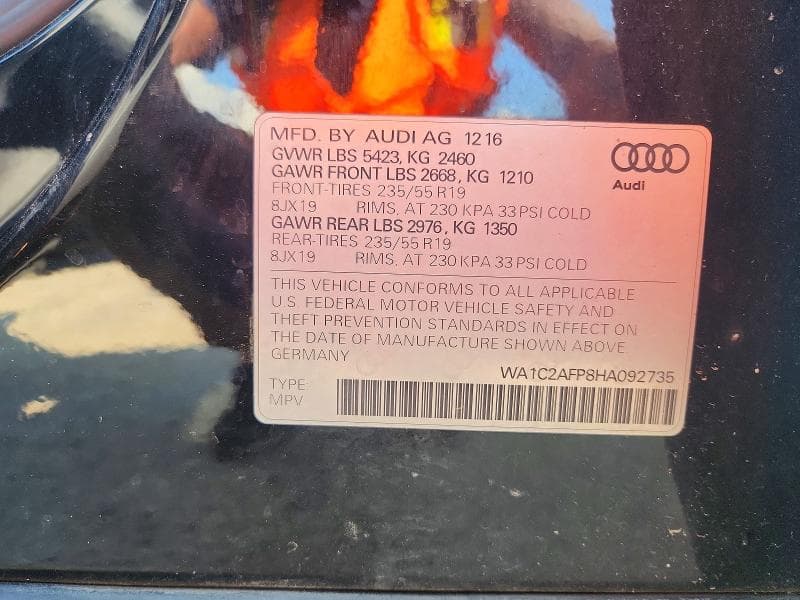 2017 AUDI Q5 PREMIUM 13