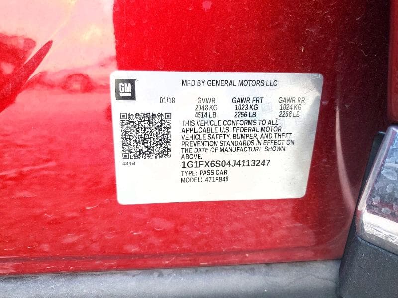 2018 CHEVROLET BOLT EV PREMIER 12
