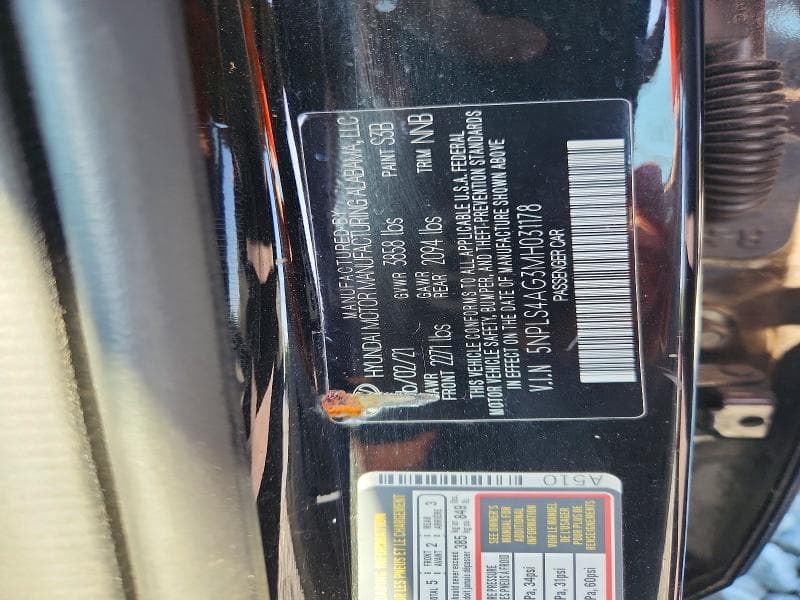 2021 HYUNDAI ELANTRA SEL 12