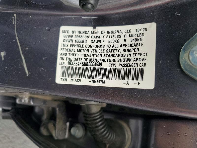 2021 HONDA INSIGHT EX 13