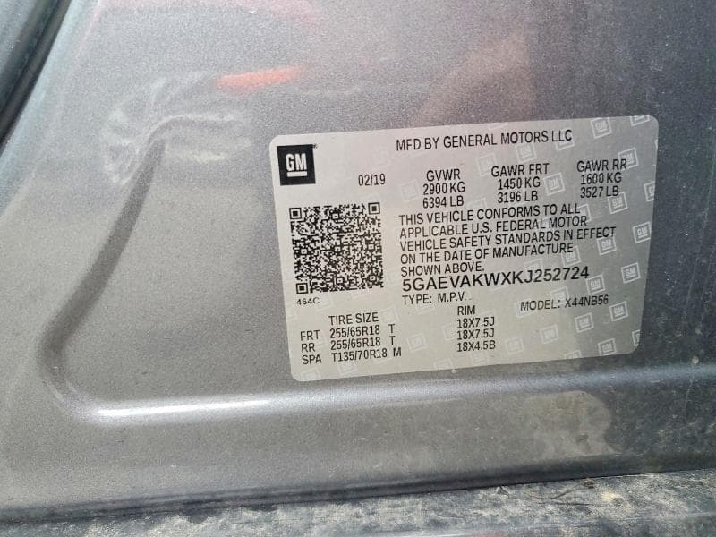 2019 BUICK ENCLAVE ESSENCE 13