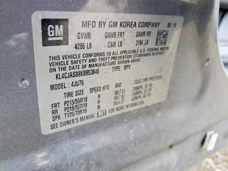 2019 BUICK ENCORE PREFERRED 13