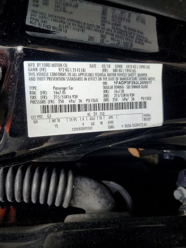2018 FORD FOCUS SE 13