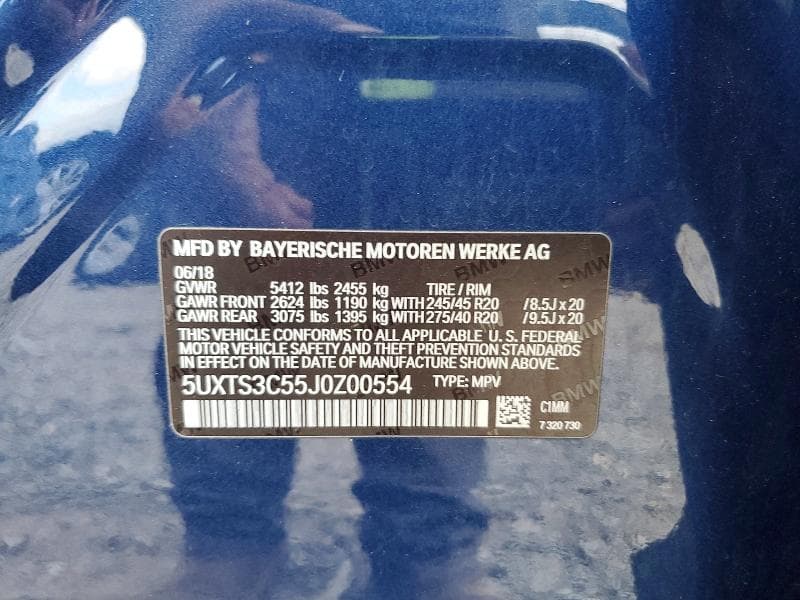 2018 BMW X3 XDRIVEM40I 13
