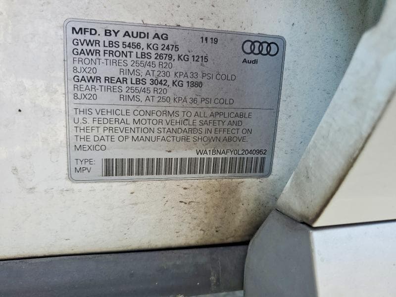 2020 AUDI Q5 PREMIUM PLUS 13