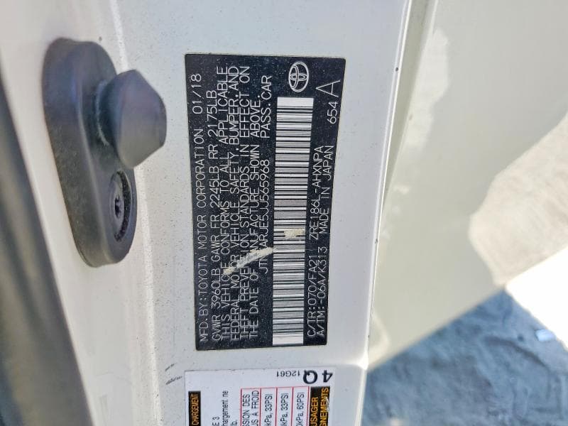 2018 TOYOTA COROLLA IM BASE 13