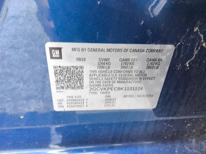 2019 CHEVROLET SILVERADO LD K1500 LT 12