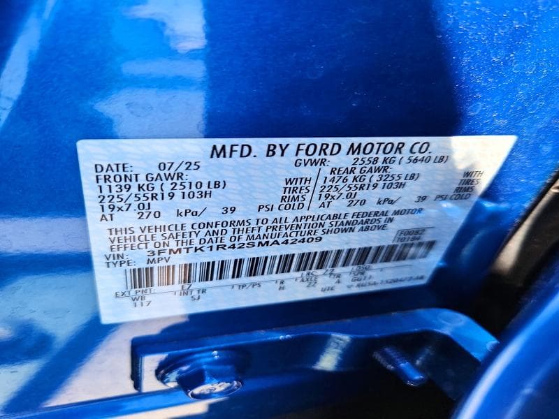 2025 FORD MUSTANG MACH-E SELECT 12
